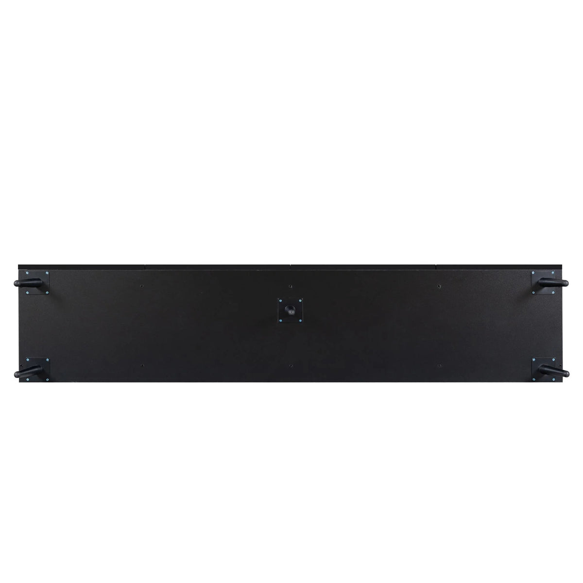 Black TV Stand with LED Lights and Storage Drawers S137
