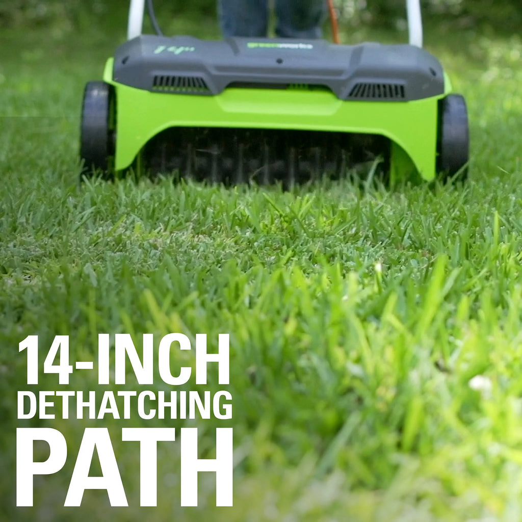 14 in. 10 Amp Corded Electric Dethatcher F5571