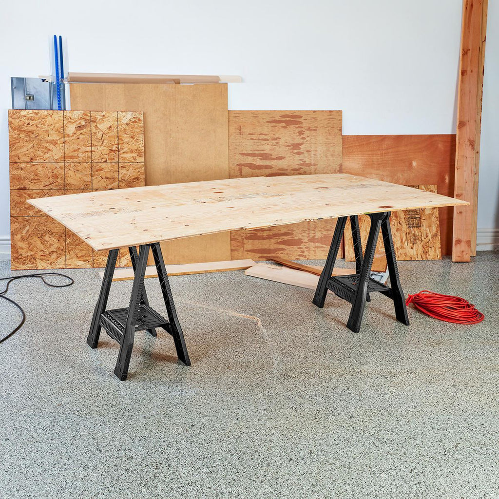 Polypropylene Folding Sawhorse 500 lb. Capacity J383