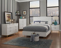 White Pearl Wood 7 Drawer Dresser R31007