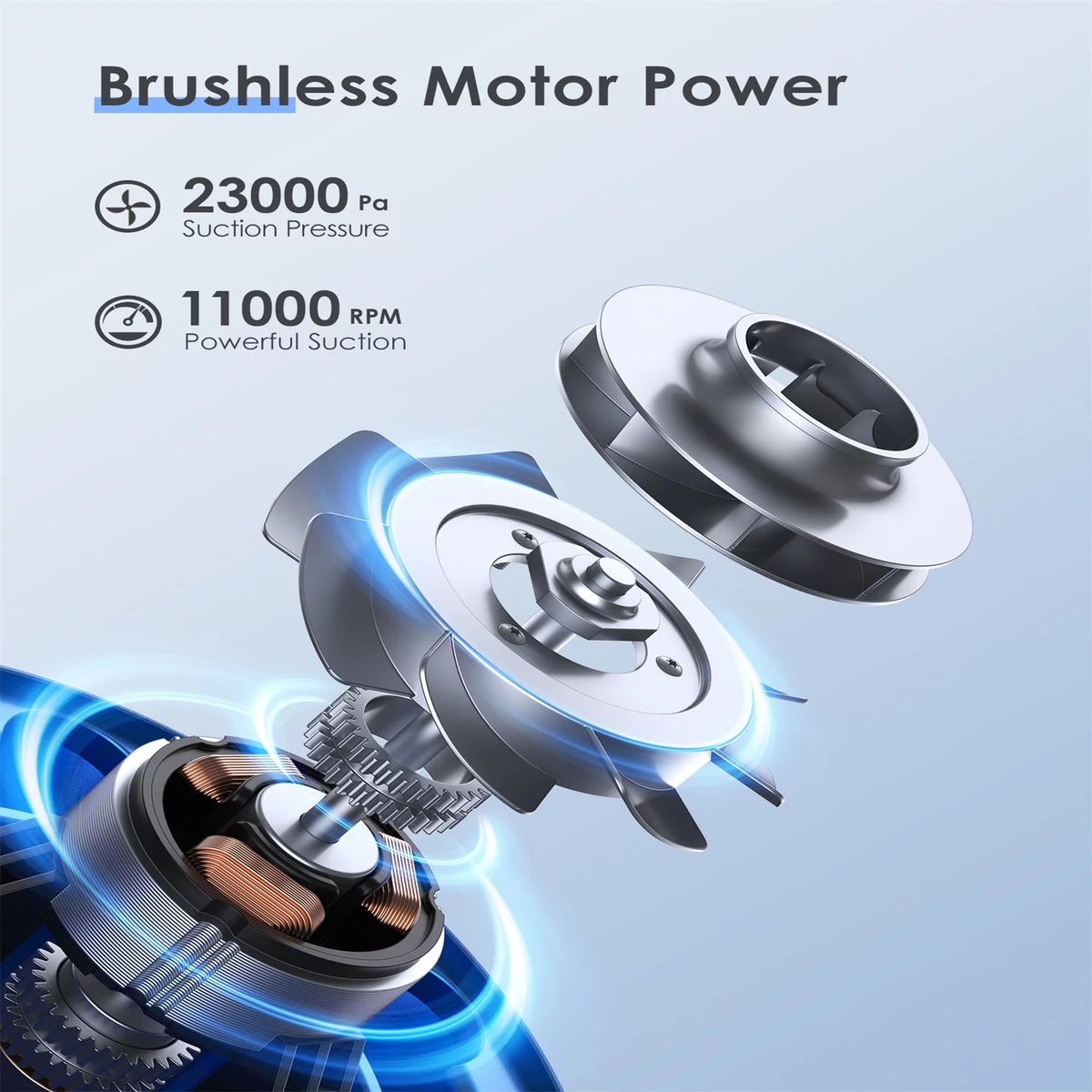 Cordless Stick Vacuum Cleaner Blue O6200