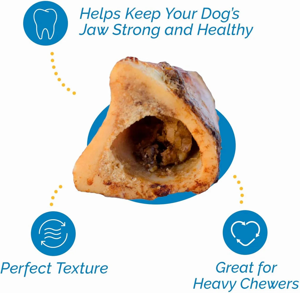 Beef Bone Chews for Dogs 3-4 inches 6 Count Z252572