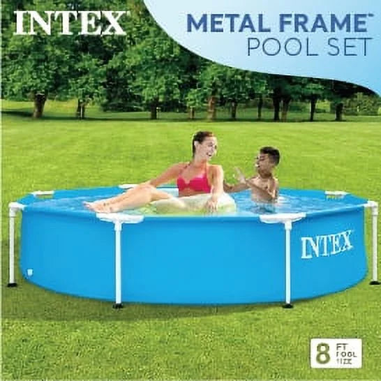 8' X 20 Steel Frame Swimming Pool N517496