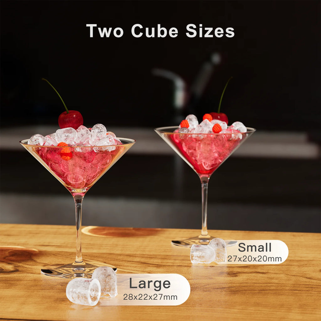 Portable Countertop Ice Maker 9 Cubes 26lbs/24H Silver C5767