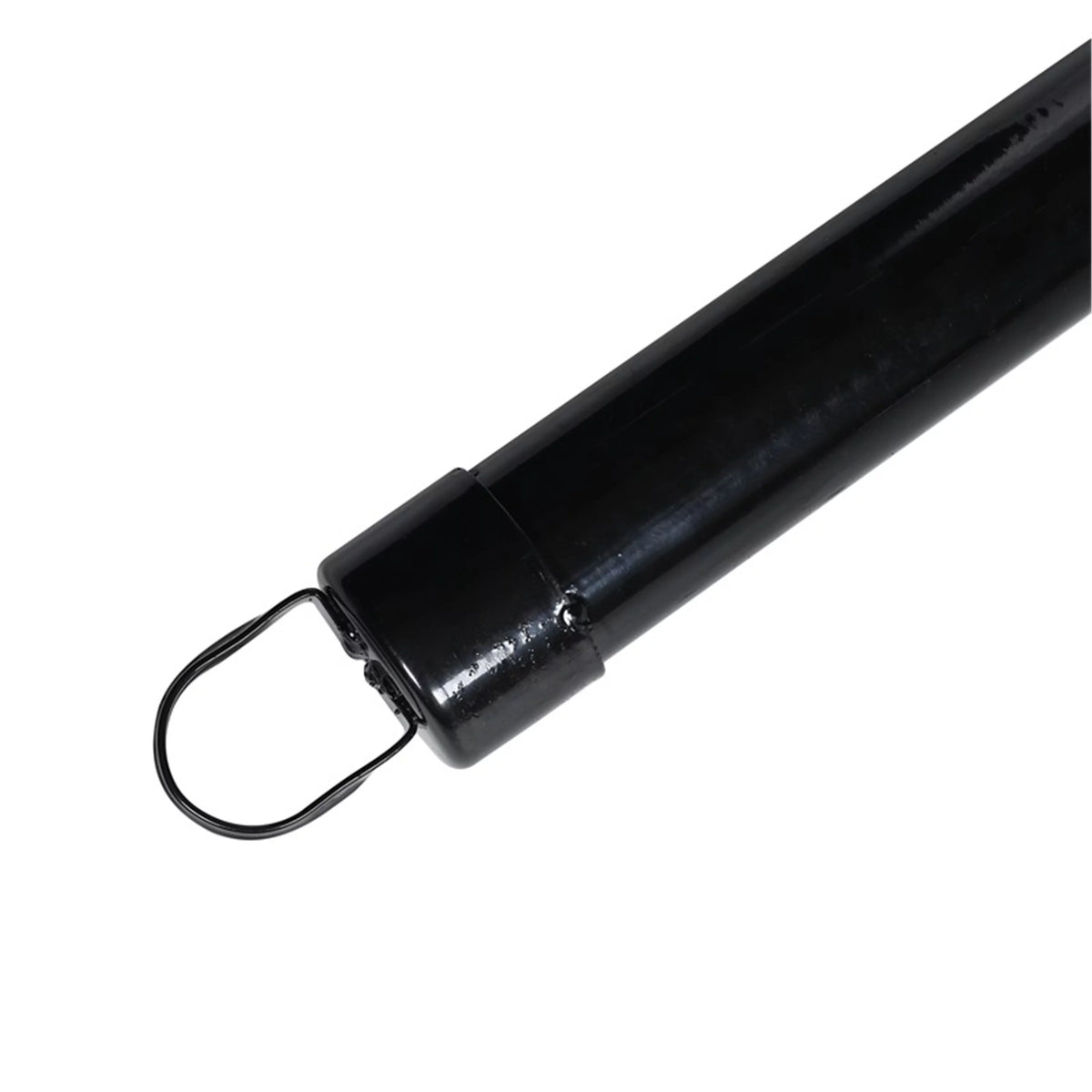 Chain Link Steel Fence 4X50 ft PVC Coated Black Q472