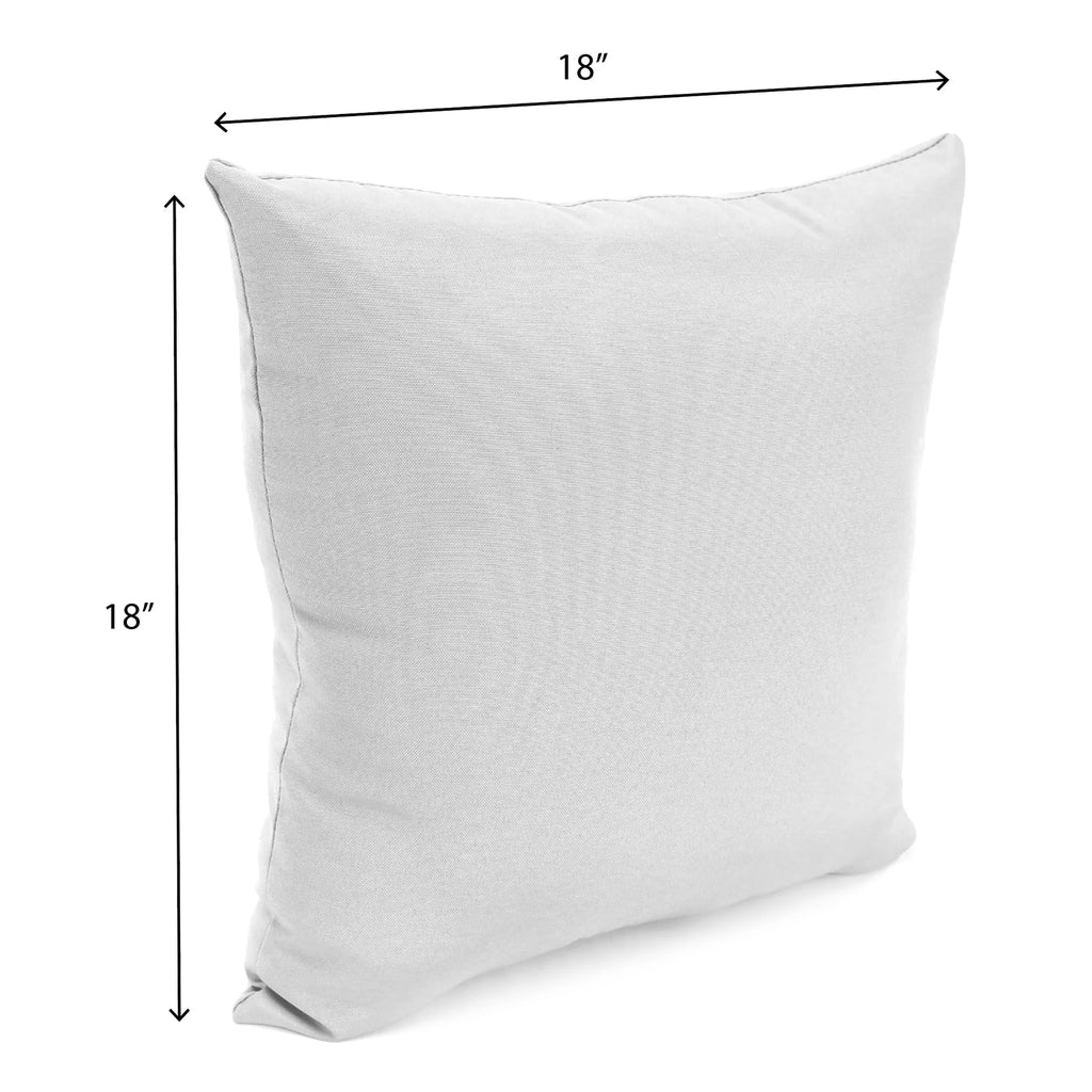 18" x 18" Green Leaves Square Outdoor Throw Pillow, 2 Pack P70955