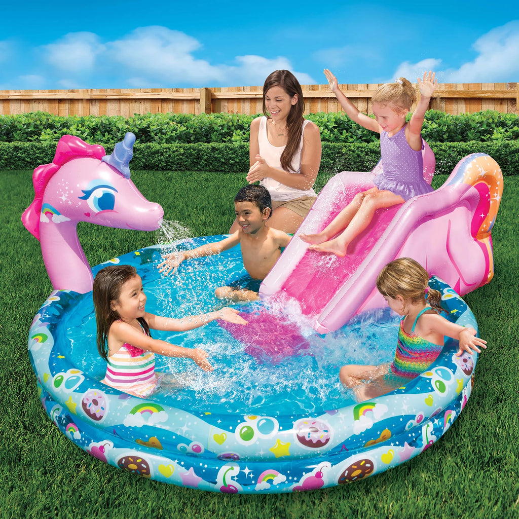 Inflatable Unicorn Pool Water Slide Z647018