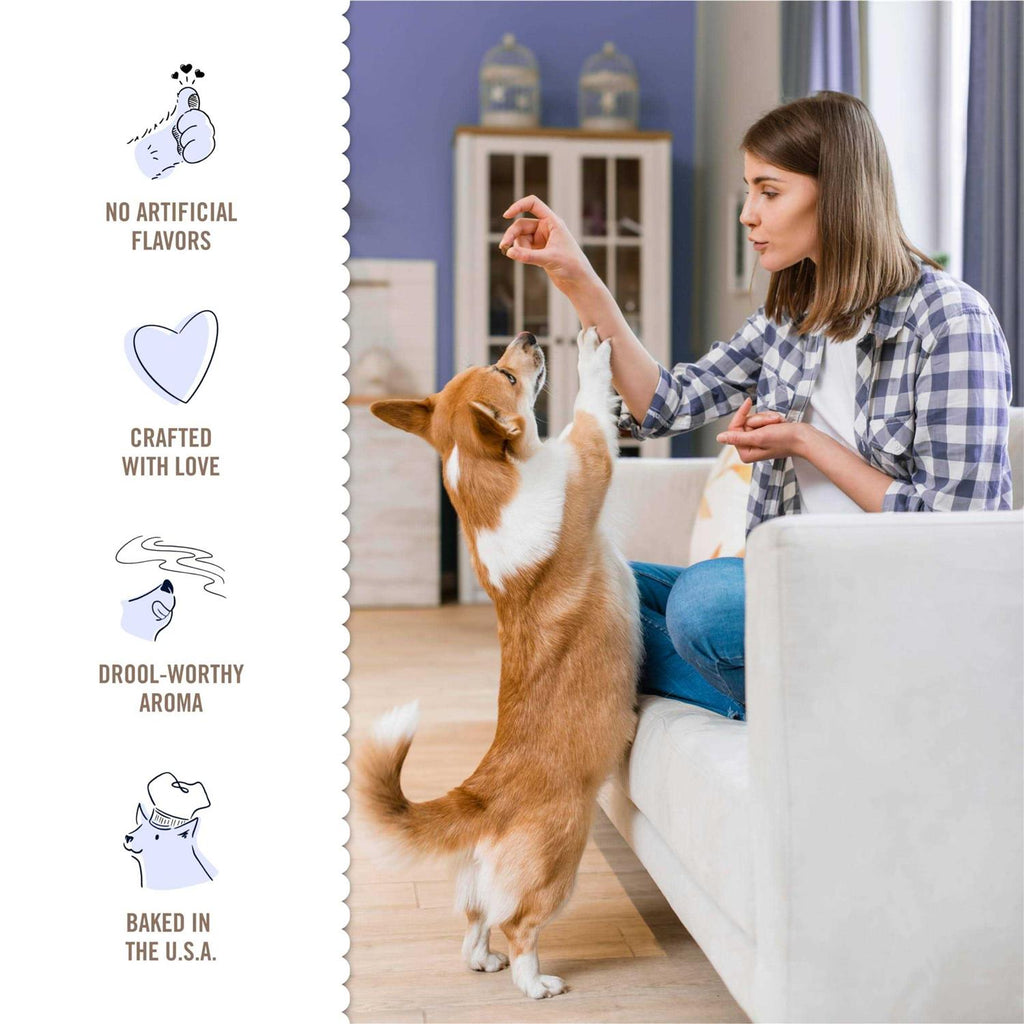Sandwich Cookies Dog Treats with No Artificial Flavors W4815