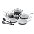 Black 12-Piece Ceramic Cookware Set Q558114