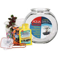 Glass Fish Bowl with Starter Kit W390507