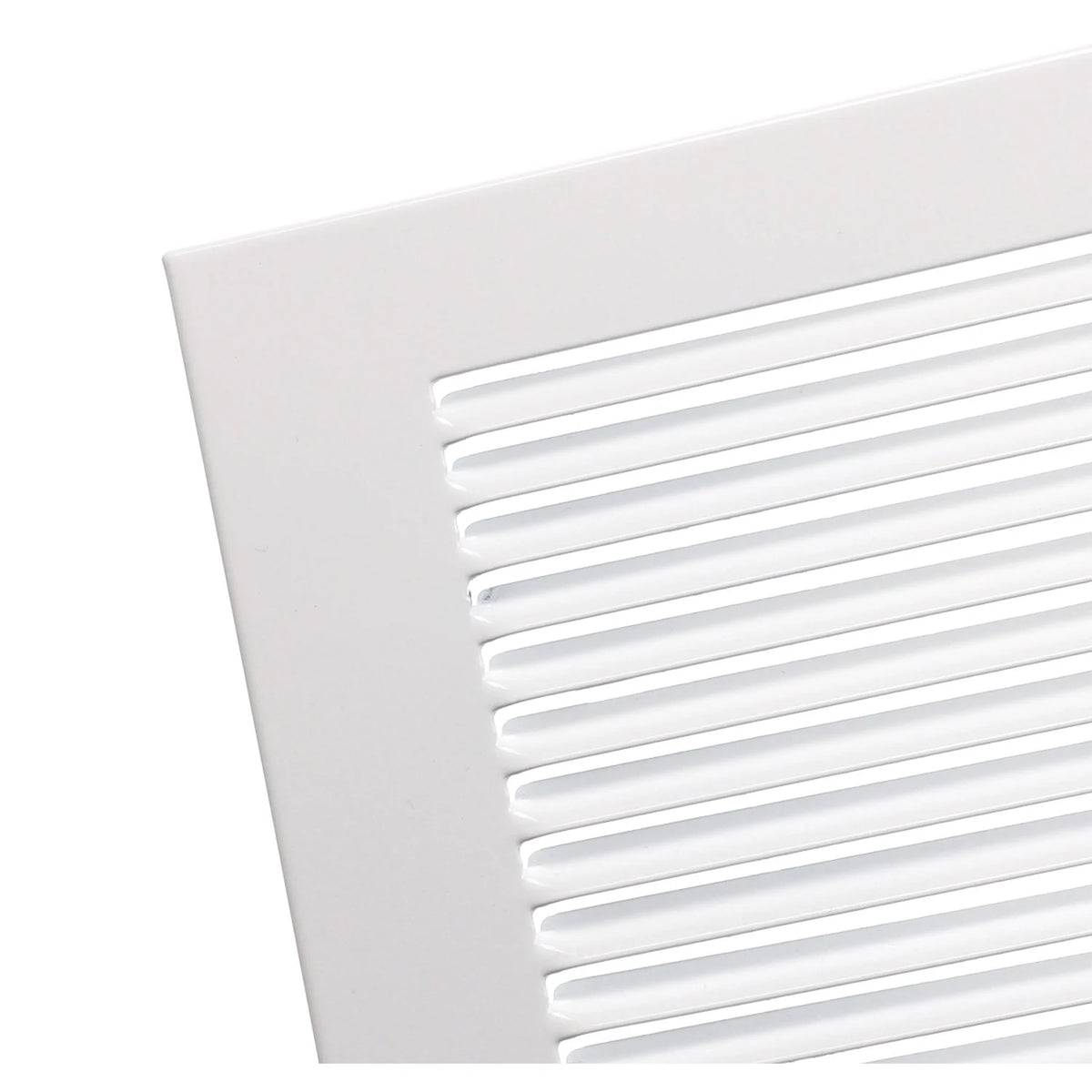 Imperial White Steel Rectangular Baseboard Return Grille U9082