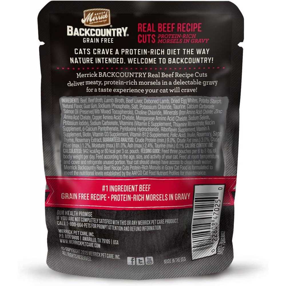 Backcountry Cat Food Real Cuts J76542