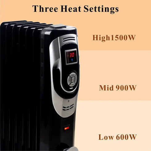 Oil Filled Heater 7-fins Digital M749