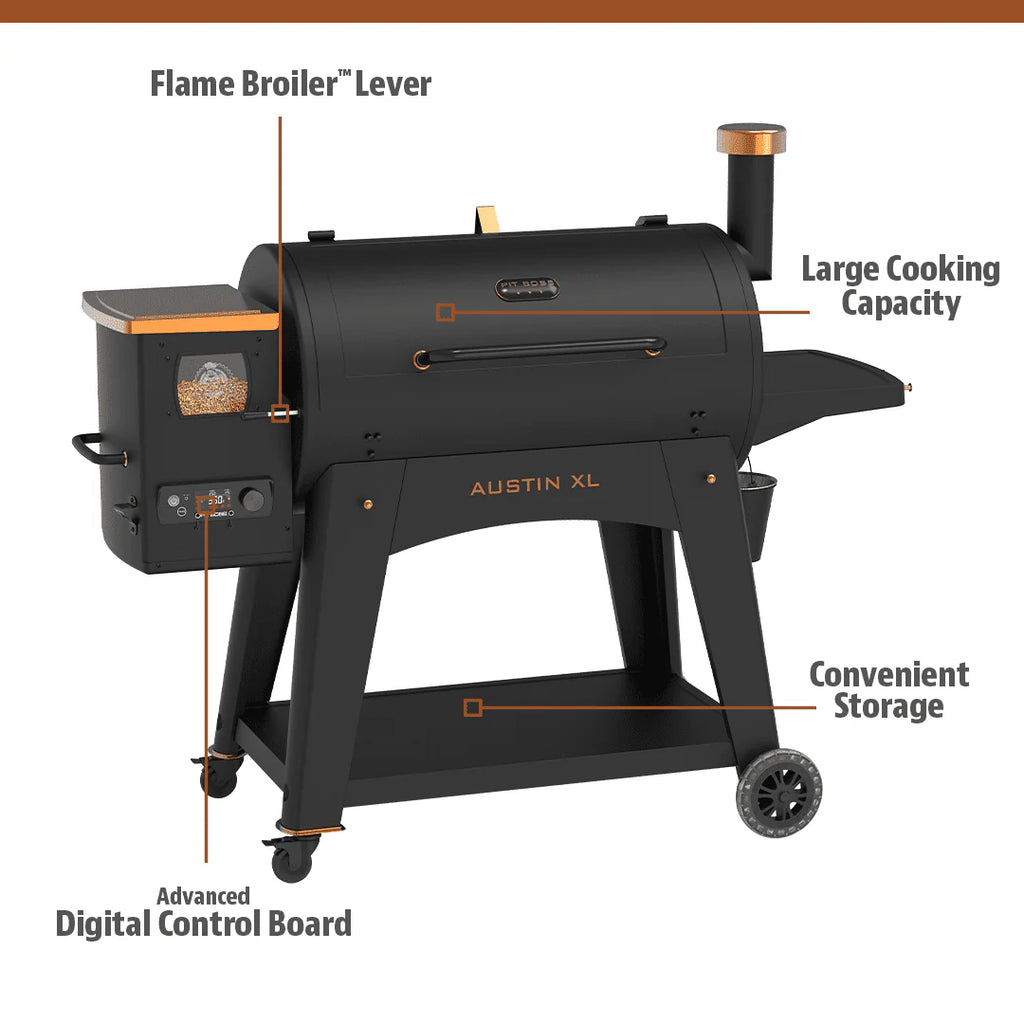 Wood Fired Pellet Grill and Smoker C100372