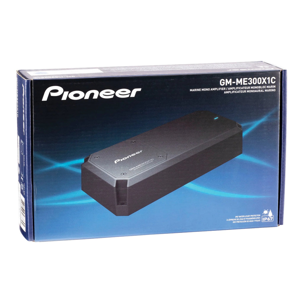 Black Compact Marine Amplifier Y2509