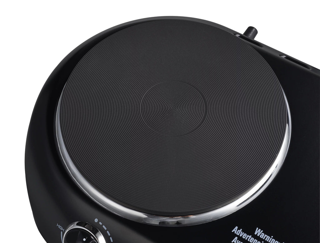 Black Double Burner Electric Cooktop L17625