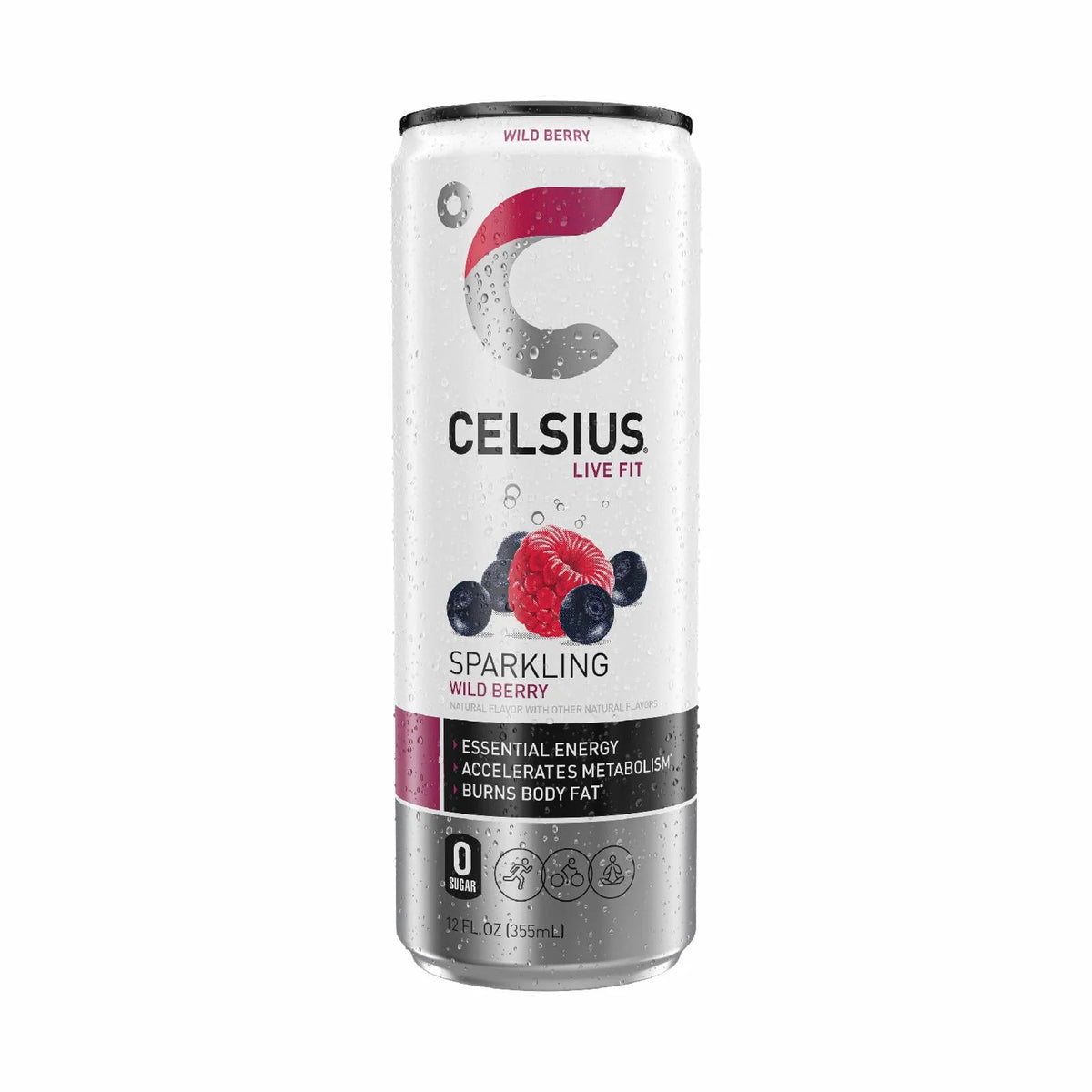 Sparkling Grape Energy Drink 12 fl oz Can Pack of 12 A5068