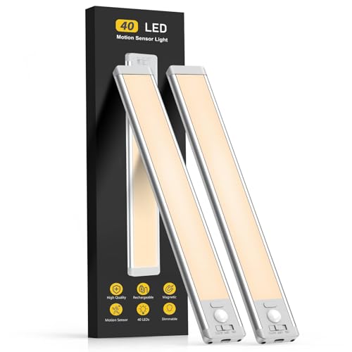 Rechargeable Motion Sensor Under Cabinet Lights 2 Pack E501