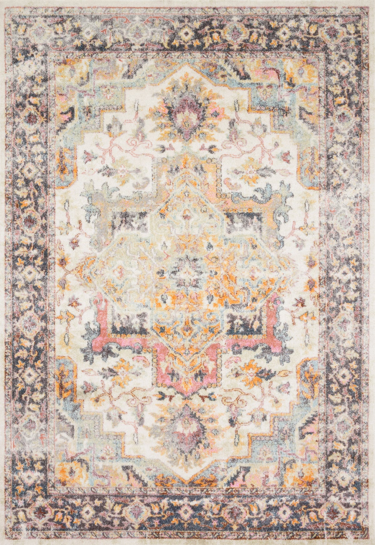 Ivory Charcoal Rug 11'6 x 15' Y346368