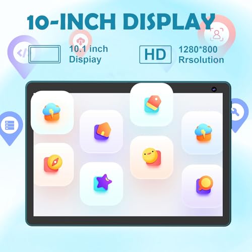 Black 10 inch Android Tablet with Keyboard Case Mouse Stylus R827