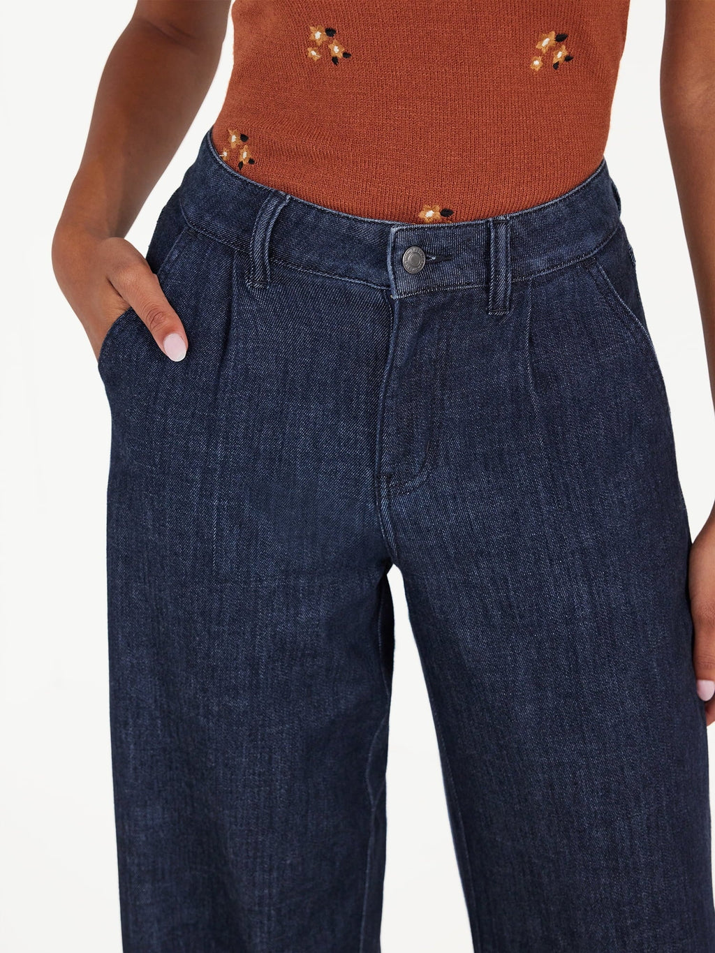 High Rise Wide Leg Trouser Jeans J8215